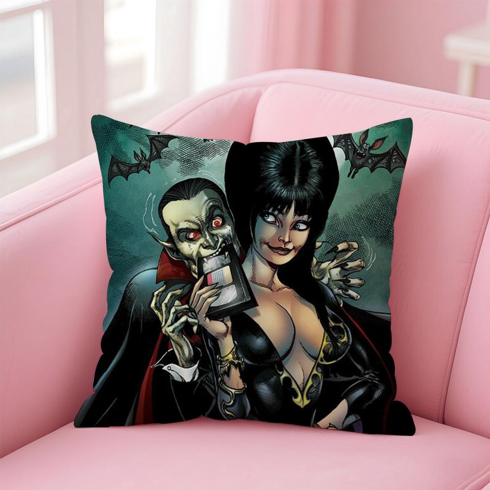 E-ElviraS Mistress Dark Cushion Cover Comfortable Reversible Pillow Cover Ideal for Car Sofa Bedroom & Beyond