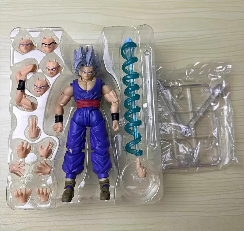 17cm SHF Dragon Ball Super Saiyan Son Gohan Beast PVC Movable Action Figure Anime Collection Model Toys Gift