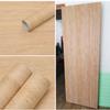 Yellow Oak Imitation Wood Water-Repellent Pvc Self-Adhesive Wall Cover Removable Wall Sticker For Door Cabinet Furniture Ornament