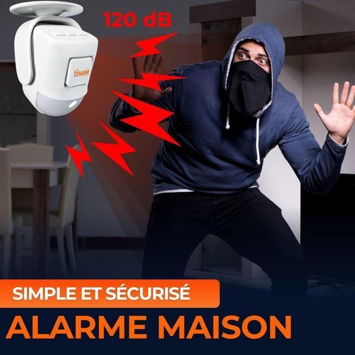 Alarm s detektorem pohybu Tiiwee X4 s vestavěnou 120dB sirénou