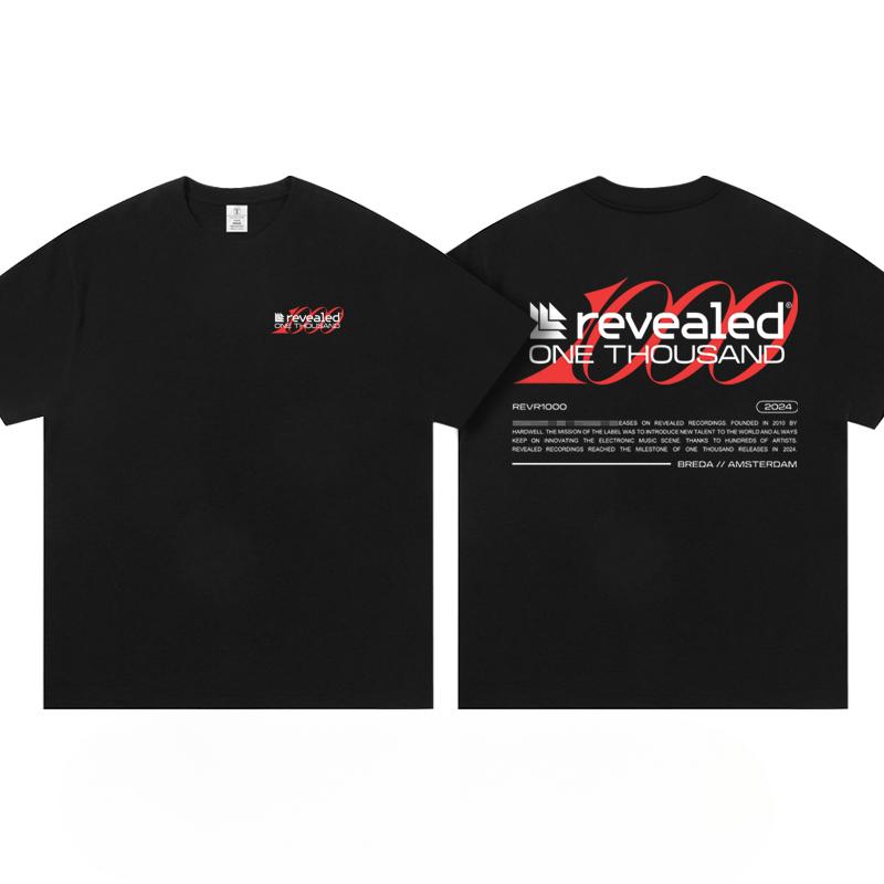 2025 Men's and Women's New Hardwell Cotton Short Sleeve T-shirt Casual Top 100 Dj Around Clothes Electric Sound Revealed Brand