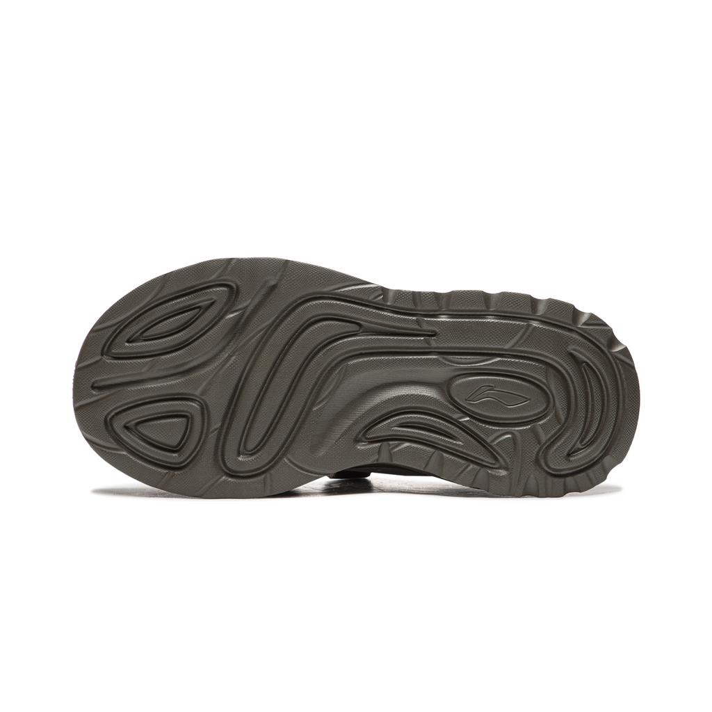 Li-Ning Měkké Coca Ležérní Všestranné Měkké Pohodlné Módní Trendy Sandály Unisex Sandály Hnědá Šedá AGUW009-4