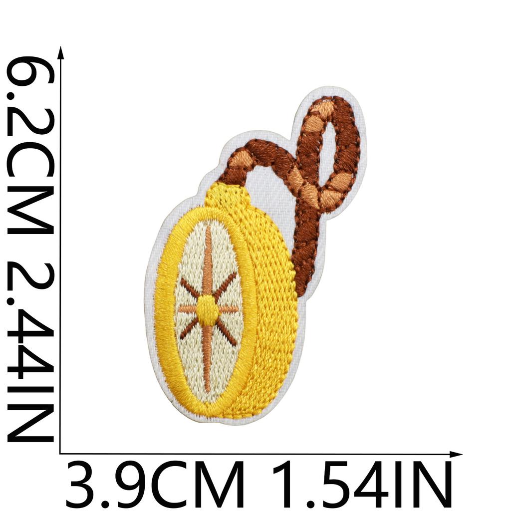 Pirate Embroidery Cloth Sticker Treasure Map Computer Embroidery Label Children'S Team Decoration Pirate Ship Octopus Patch Patch