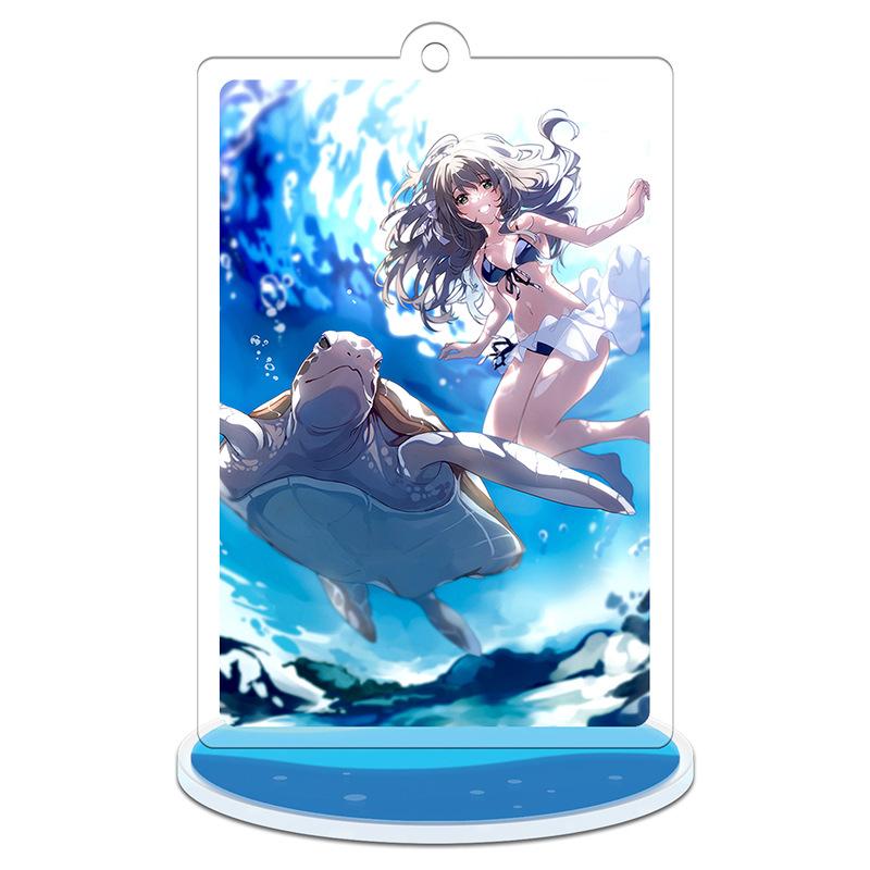 

10CM The Aquatope on White Sand Anime Figures Acrylic Stand Action Figure Accessories Figure Toys Gift Decor 10 cm