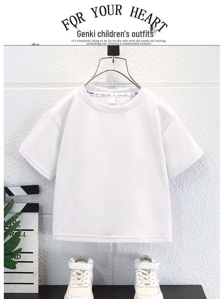 Kids' Zootopia Cartoon T-Shirt - Short Sleeve, Pure Cotton, Stylish Summer Top for Boys and Girls