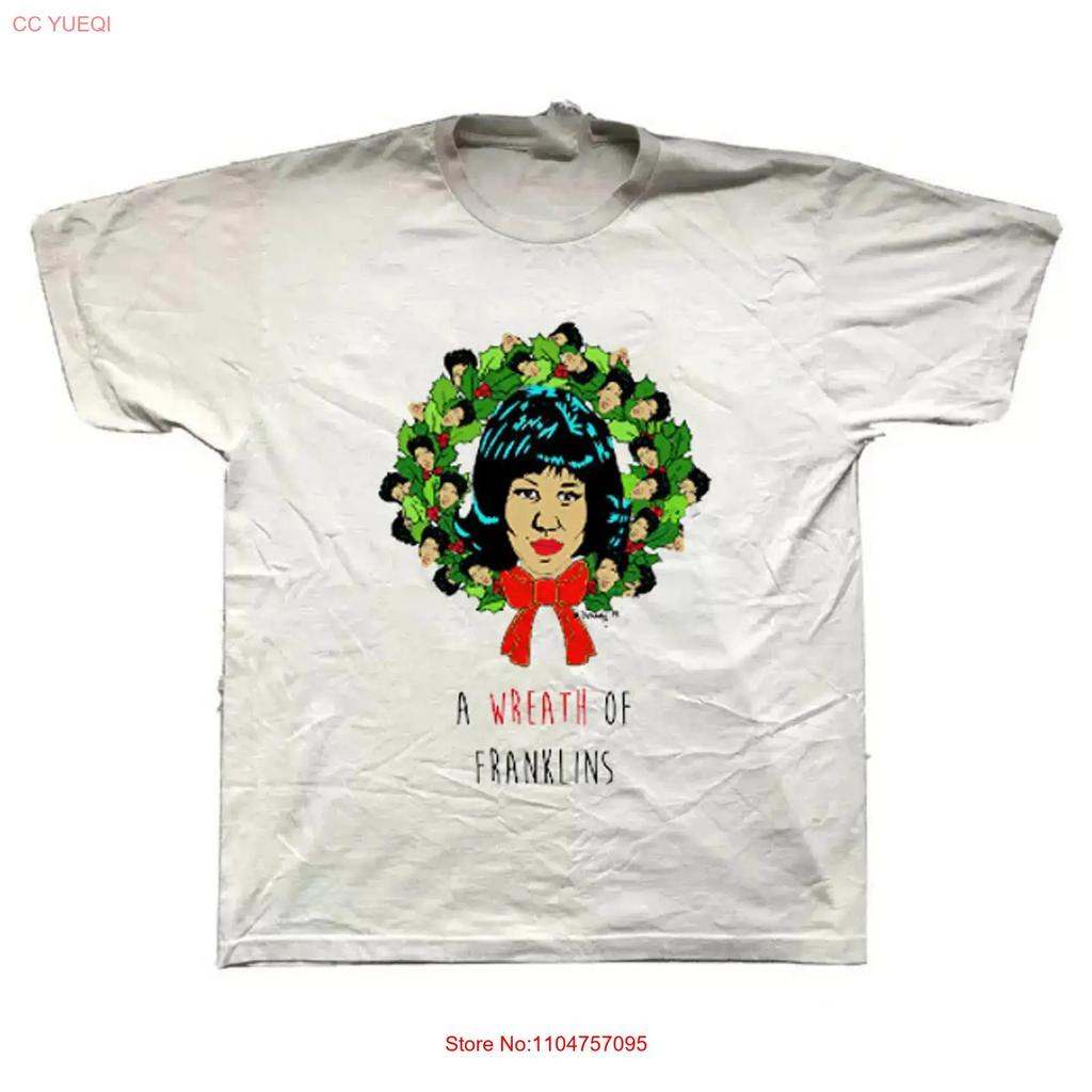 Rare Hot Aretha Franklin Christmas Xmas S To 5xl White T Shirt Pn310 Vintage Soft Stretched Top For Everyday Wear