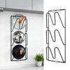 2 Pack Kitchen Lid Holder Set Wall Mounted Carbon Steel Rack Vertical Space Saving Cutting Board Holder