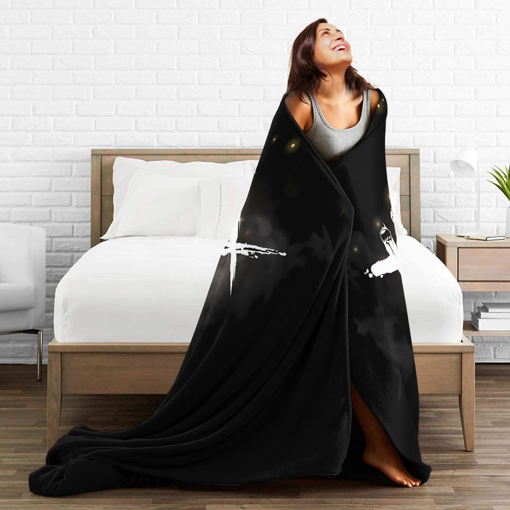 Soft Warm Blanket Camping Deads by Daylights Bedding Throws Flannel Bedspread For Outdoor Funny Sofa Bed Cover