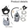 For RS5500 Carburetor for 389cc Engine Direct Replacement 0G8442G110 G0066720 G0066740 with Installation Parts