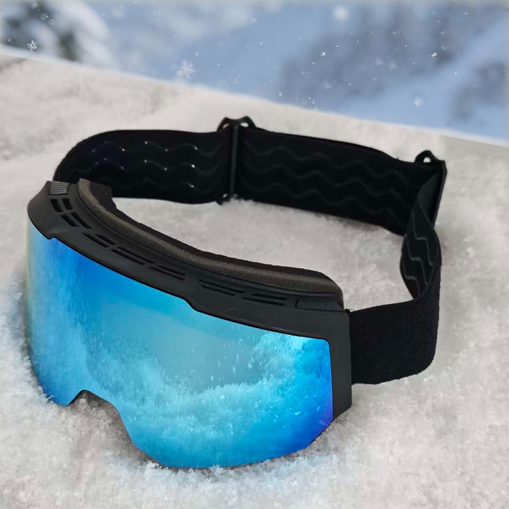 FBFU High Quality Double Layer Ski Goggles Wide View OTG Fit Professional Anti Fog PC Material Men Women Outdoor UV400