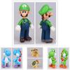 Super Mario Bros Luigi Bowser Princess Peach Plastic Action Figures For Collectors And Display Enthusiasts