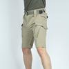 Summer Men Cargo Shorts Quick Dry Tactical Short Pants Multi-Pocket Shorts Men's Outdoor Hunting Fishing Knee Length Trousers