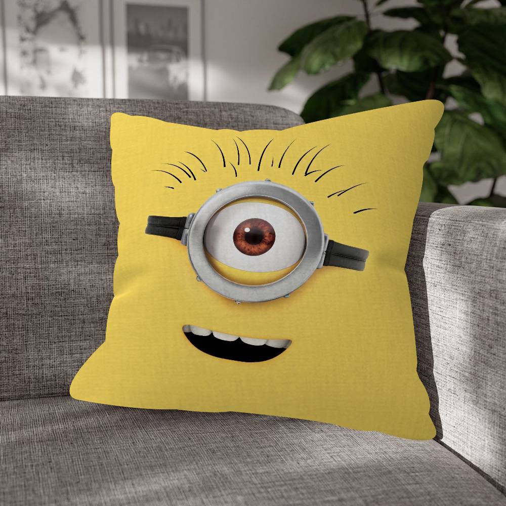 Cartoon MMinions Cute Funny Pillow Cover Soft Decor Throw Pillow Case xcm Couch Home Decor for Living Room Sofa Party Gift
