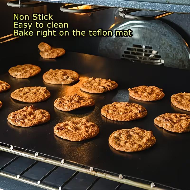 Reusable Non Stick Oven Liner Heavy Duty Oven Mat Kitchen Oven Protector Heat Resistant Baking Tray Liner Gas Oven Cooking Protection Mat
