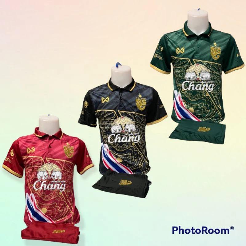 THAILAND National Football Soccer Vintage Shirt Polo Flag Unisex Men Women Training JERSEY Print Quick Dry Short Sleeve Uniform Elephant Badge Logo