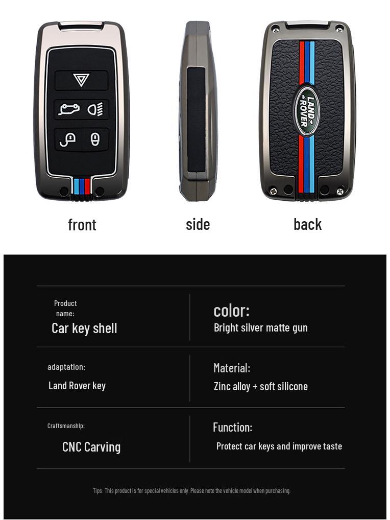Compatible Key Case Cover for 20 Land Rover Discovery Sport Models