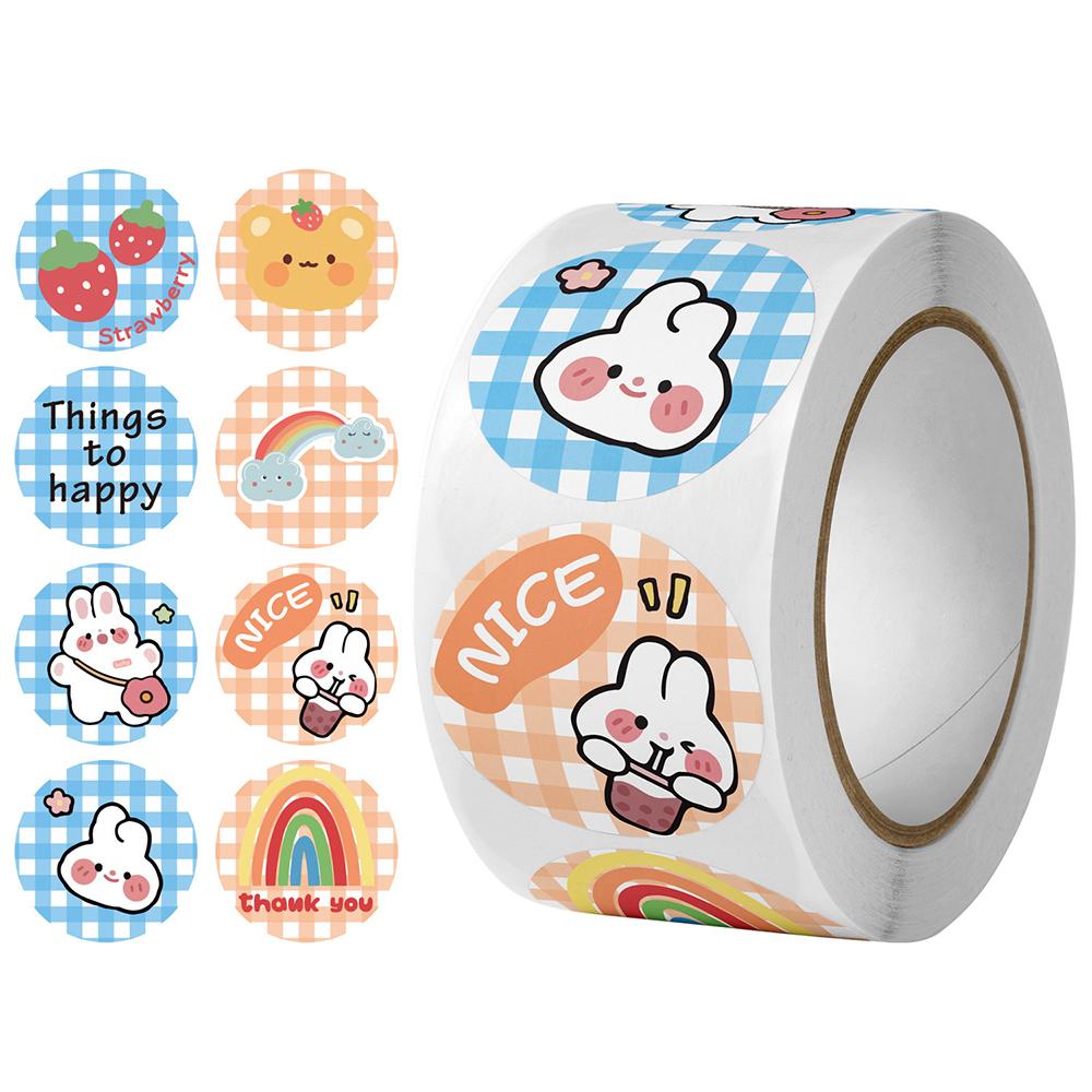 High-Standard 500Pcs/Roll High-Standard Reward Premium-Quality Stickers Top-Grade For Youngsters Top-Grade Children Superior-Grade Kindergarten