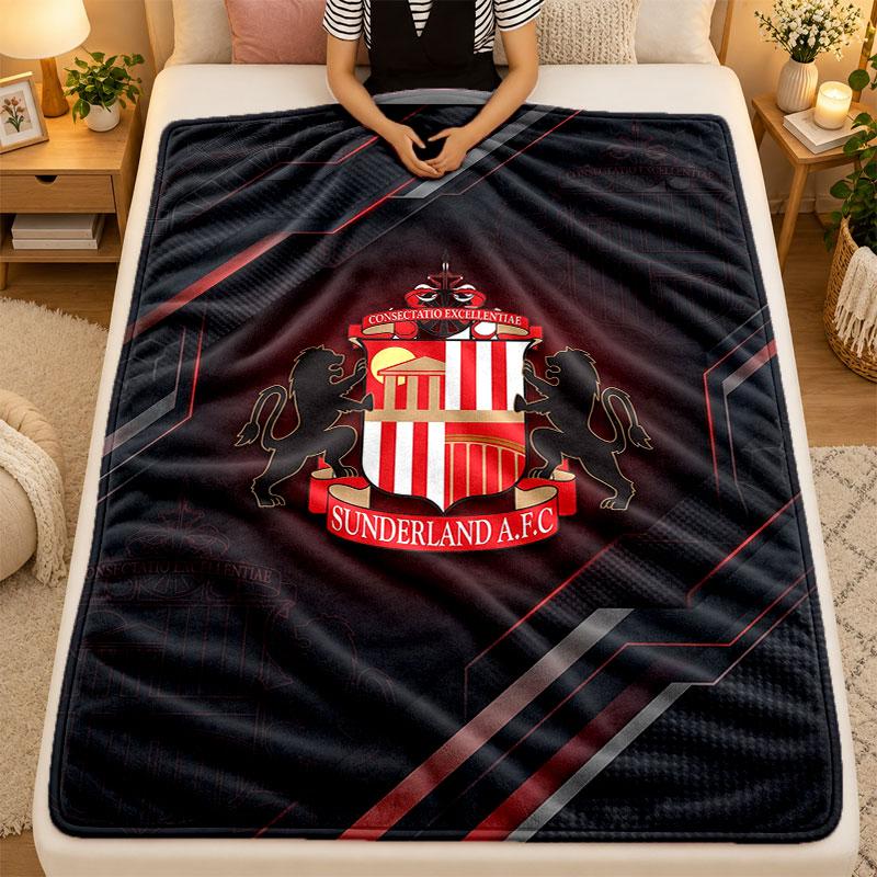 Flannel BlanketSunderland Warm Soft Throw Blanket for Indoor Sofa Bed Living Room Use