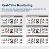 Solar Tire Pressure Detector Car Wireless Tire Pressure Monitor Monitoring System Waterproof with 4