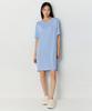 Vestido Camiseta de Modal para Mujer [Azul Claro]