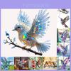 Cute Bird Acrylic Wall Decoration For Living Room And Garden Festive Decor Gift