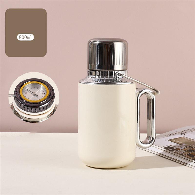 ABFS Portable Insulated Kettle 316 Stainless Steel Large Capacity Outdoor Sports Water Bottle Tea Brewing Pot Travel Mug