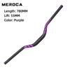 Guidão KORE para Bicicleta Formato de Andorinha 720/780MM de Comprimento Liga de Alumínio Estendido Horizontal Elevado 30/55MM Guidão para Ciclismo MTB