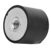 4pcs Female Thread Rubber Mount Anti Vibration Bobbin Isolator Damper (DE40*30 M10)