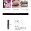 QIBEST Color Cosmetics High Glitter Gold Cibule Powder Lepidlo Přírodní oční stíny Nail Gold Cibule Lepidlo Rychleschnoucí