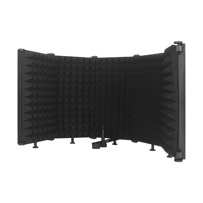 Professional Microphone Isolation Shield with Pop Filter