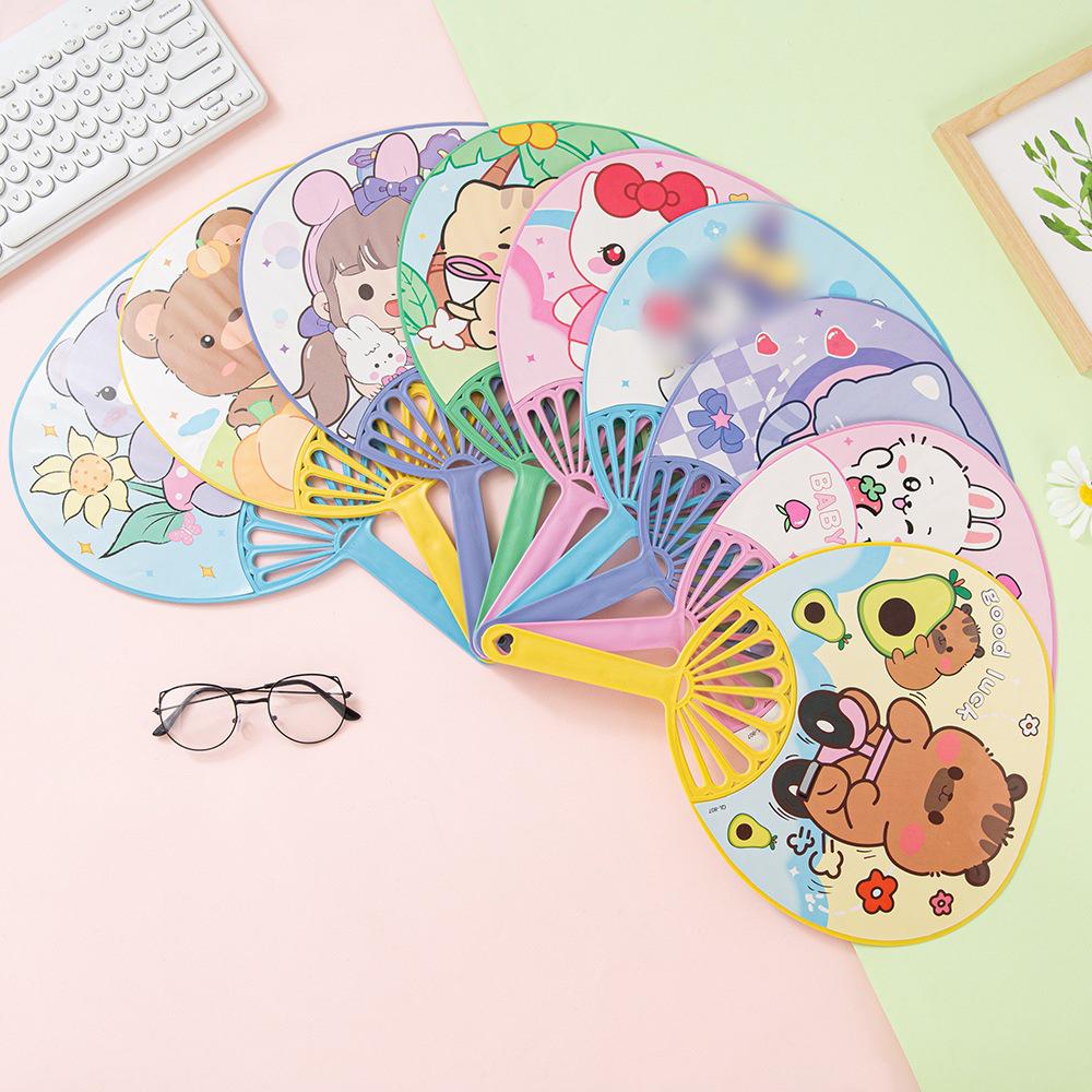 Classic Beauty Hanfu Photography Cooling Fan - Chinese Style Hand-held Round Fan