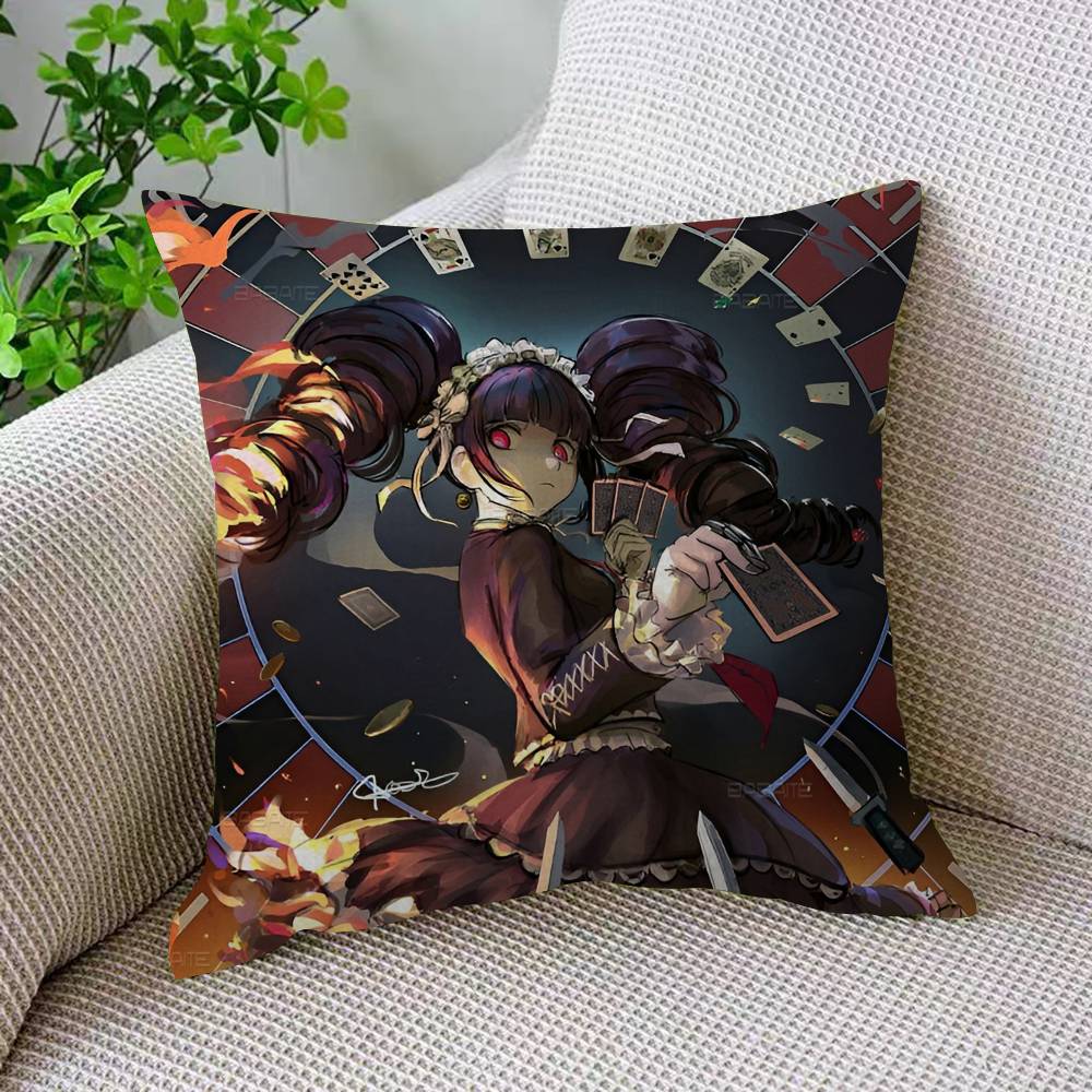 D-Danganronpa Classic Game Pillow Cover Sofa Cushion Cover Home Room Decoration Children Gift