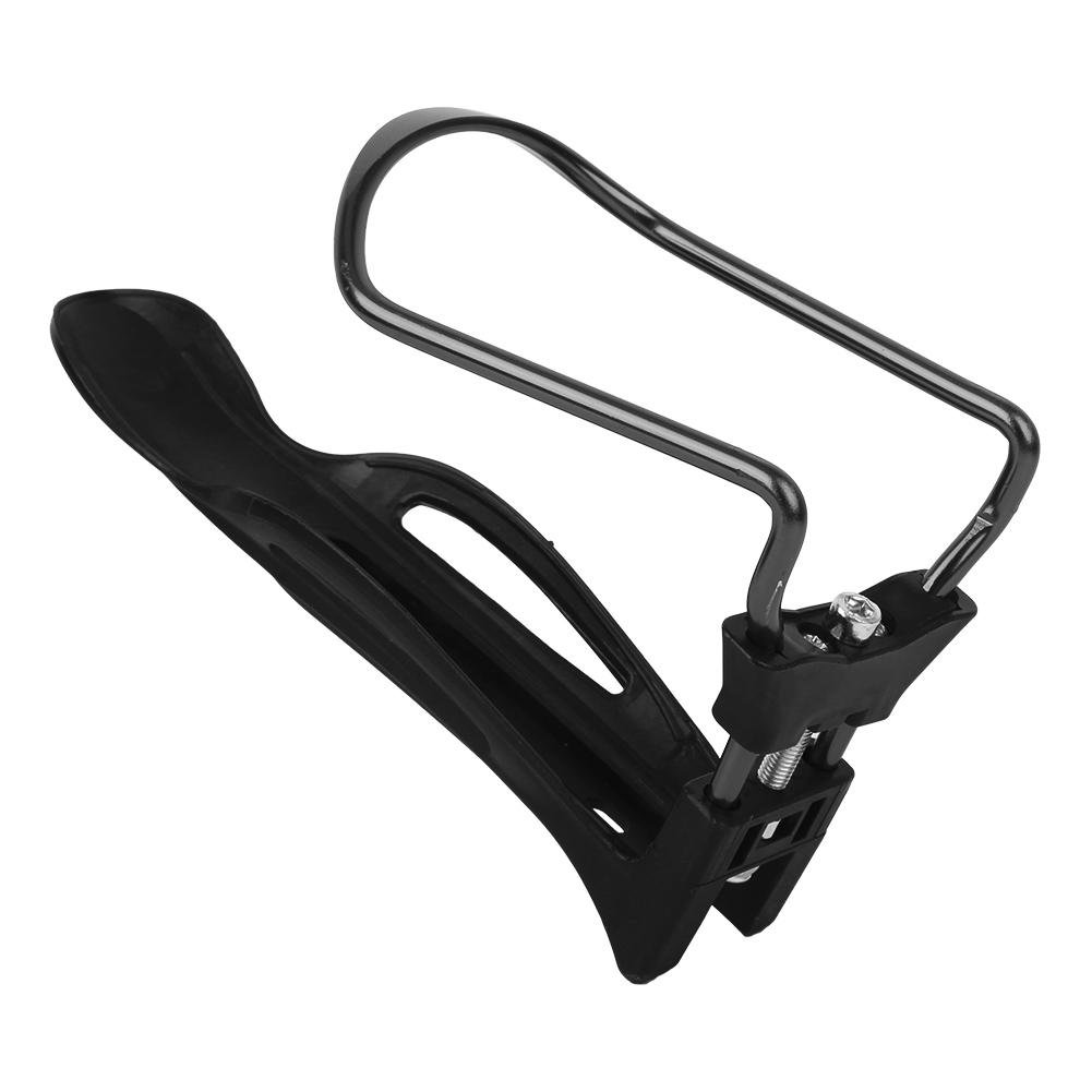 Aluminiumlegierung Verstellbarer Fahrrad-Wasserflaschenhalter Radfahren Fahrrad Fahrrad Halter Zubehör Schwarz