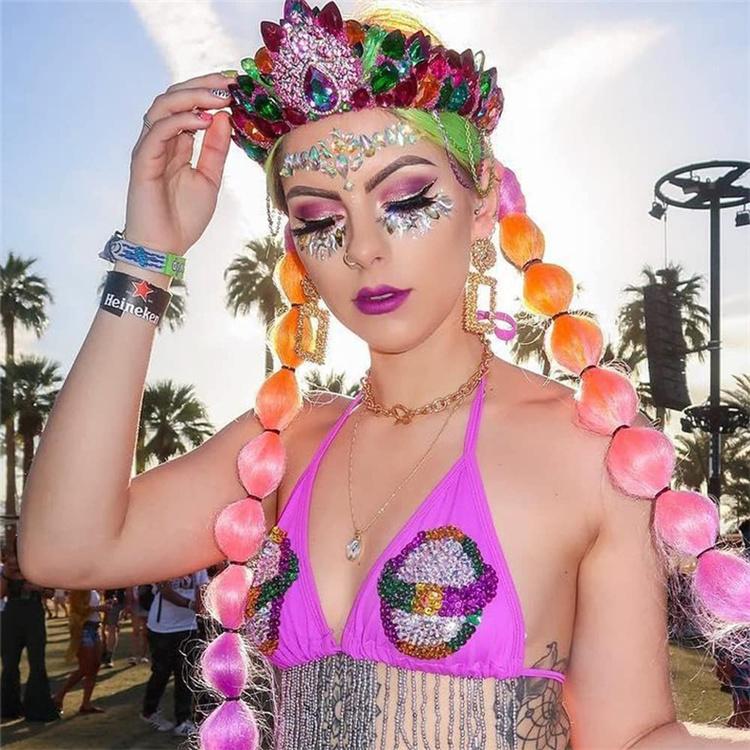 3D Sexy Face Tattoo Stickers Temporary Tattoos Glitter Tattoo Rhinestones Masquerade For Women Party Face Jewels