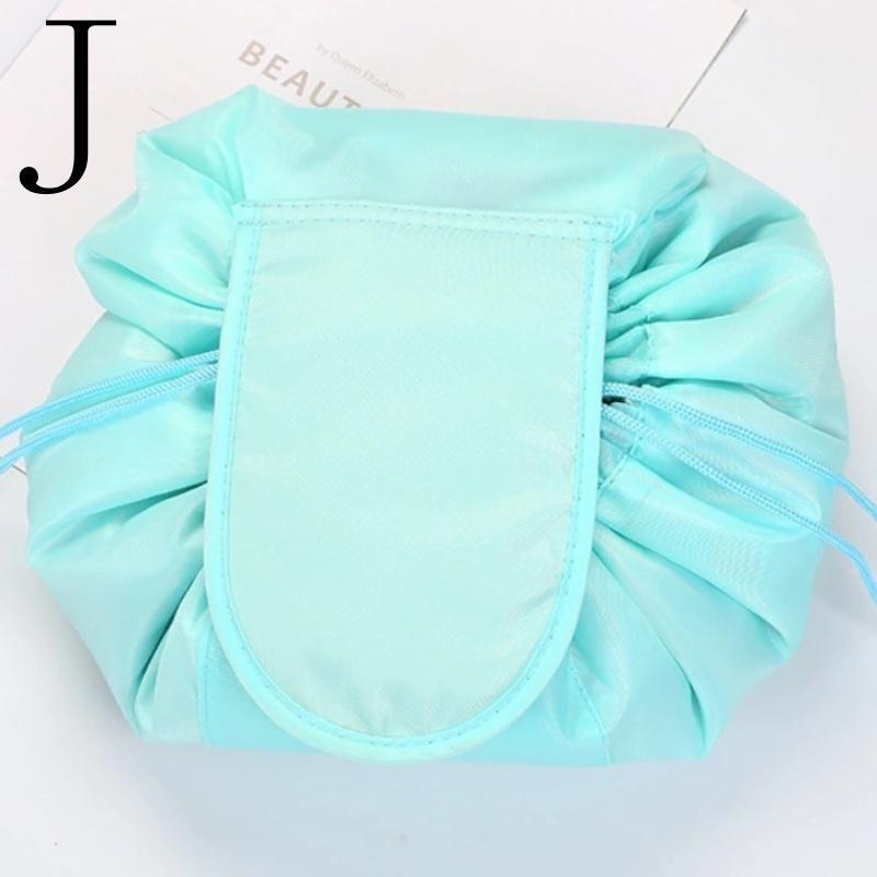 Portable Women Drawstring Cosmetic Bag Organizer Large Capacity Fashion Travel Toiletry Make Up Bag