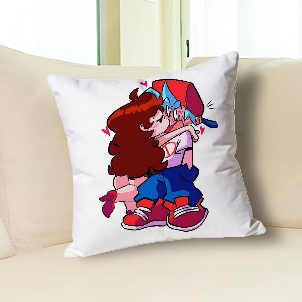 F-Friday N-Night F-Funkin Anime Celebrity Merchandise All-Match Printed Pillow Case Sofa Car Office Room Decoration Protector