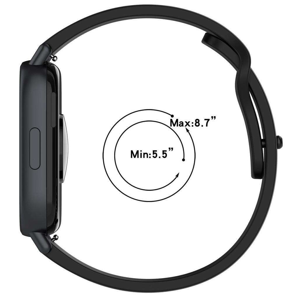 თავსებადი სილიკონის სამაჯური Redmi Watch 5 Active, Watch 5 Lite და 5 Youth Edition-ისთვის