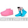 1 Pair Waterproof Rain Shoes Cover Reusable Rain Footwear Protector Rubber Rain Boot for Women Men Shoes Accessories