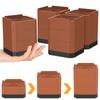 4Pcs 3-Layer Furniture Risers Adjustable Heavy Duty Bed Table Sofa Heightening Foot Pad Non-slip  Protecto Feet Leg Extenders