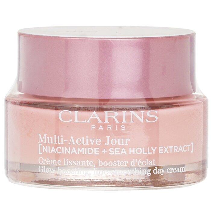 CLARINS Multi-Active Jour (Niacinamide + Sea Holly Extract) Glow Boosting Line - Smoothing Day Cream for Dry Skin