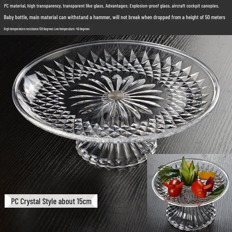 Acrylic European Style Fruit Bowl