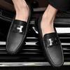 Summer Amazon Large Size Hot-selling Versatile Casual Doudou Men's Leather Shoes British Outdoor Four-season Leather Shoes