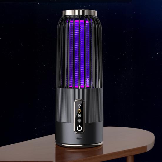 Mosquito Killers Lamp Powerful Thunder Shock Mosquito Killers with 365nm UV Light Bionic Trap USB Rechargeable Portable Mosquito Repellent for Indoor