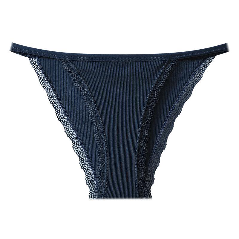 Pure cotton underwear women's sexy seamless girl briefs T-word pants women's large-size women's underwear