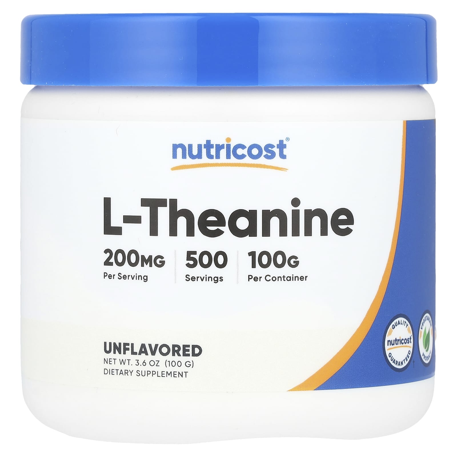 

L-Theanine, Unflavored, 100G (3.6Oz)
