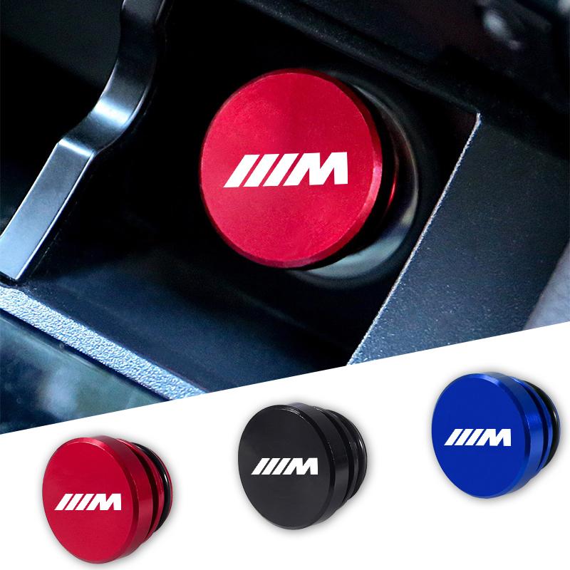 Car Cigarette Lighter Dust Cover Dustproof Decoration Cap For BMW M F10 F20 E90 E92 E93 X1 F30 E53 E63 E84 Interior Accessories wsgk87