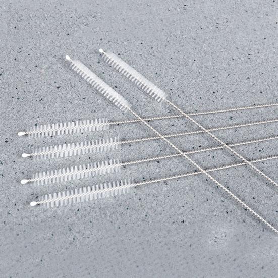 10Pcs Metal Straw Cleaning Brushes Drinking Pipe Glass Tube Milk Bottle Cleaner