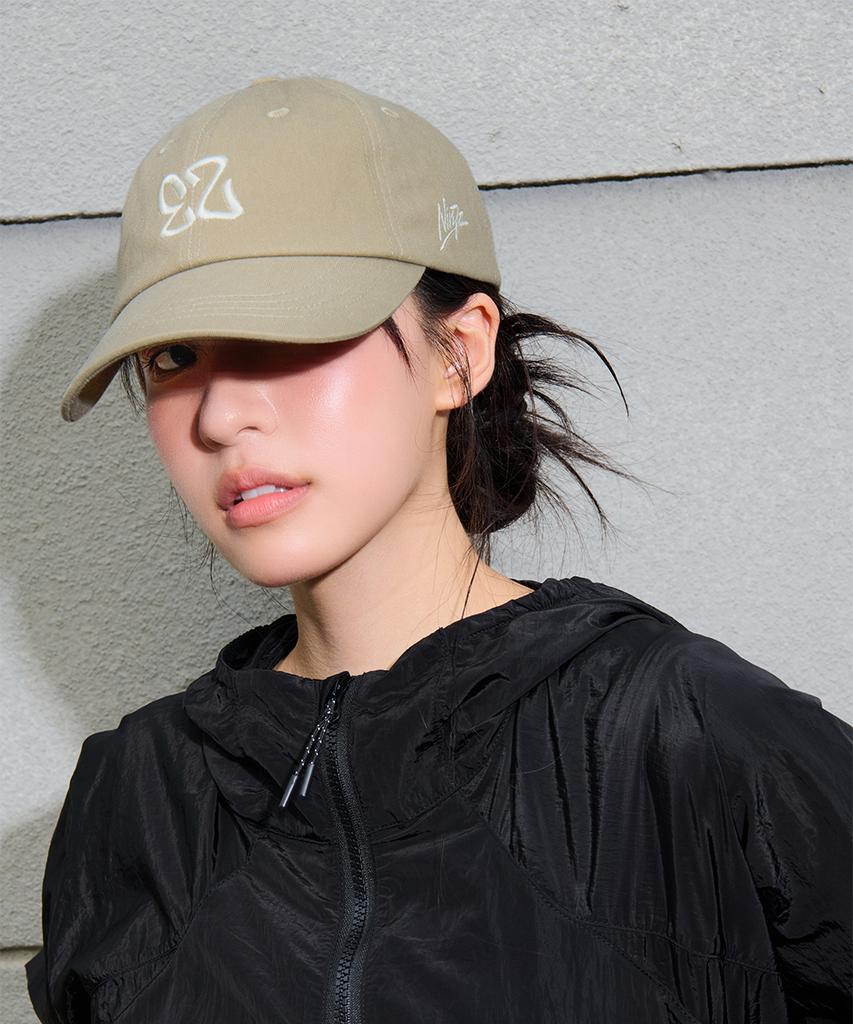 NINEZ Pigment Washed Logo Ball Cap (2 Colors)