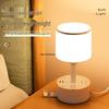 German Bedside Lamp with Integrated Socket, Replaceable Bulb, Night Light, Baby Feeding, and Eye Protection Features