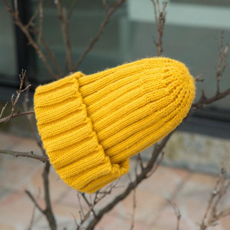 Căciulă de iarnă pentru bebeluși, culoare bomboană, călărie tricotată pentru sugari, toamnă, moale, din lână, pentru copii, băiat, fată